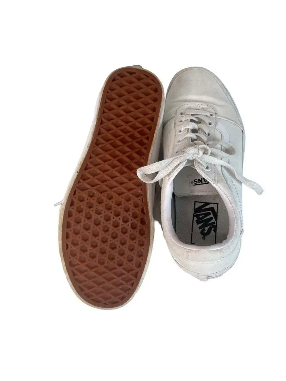 Vans Off The Wall 508731 White Casual Sneakers Size Women 8 Skatercore